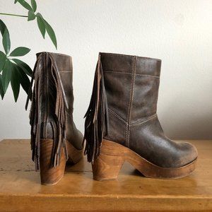 COPY - Freebird Clog Fringe Boot